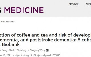 经常喝咖啡或茶，可预防中风和痴呆！